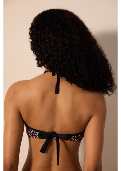 Corus Balenli Çok Renkli Bikini Üstü