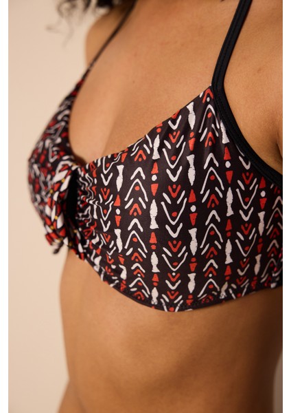 Corus Balenli Çok Renkli Bikini Üstü