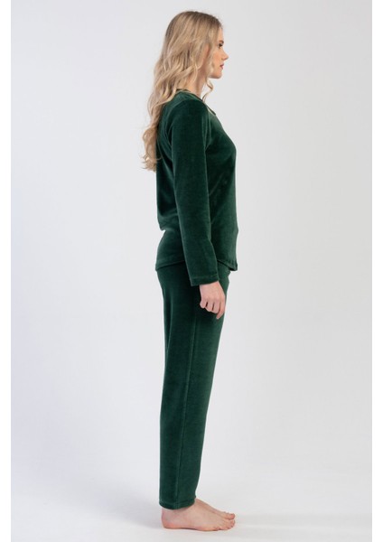 Kadın Kadife Uzun Kol Pijama Takım , 403083 modelleri