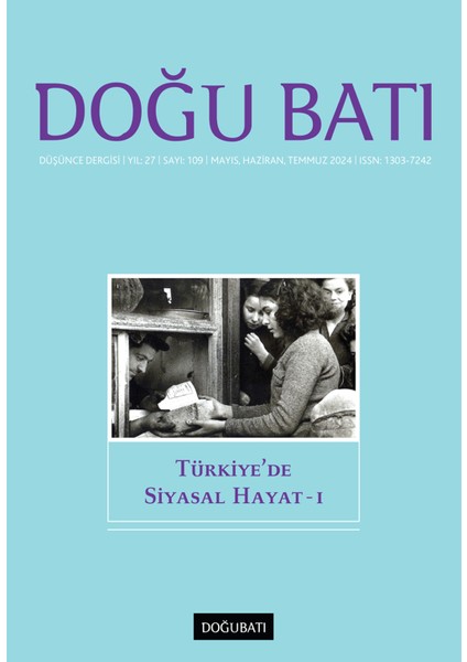 Doğu Batı Düşünce Dergisi 109. Sayı – 2024