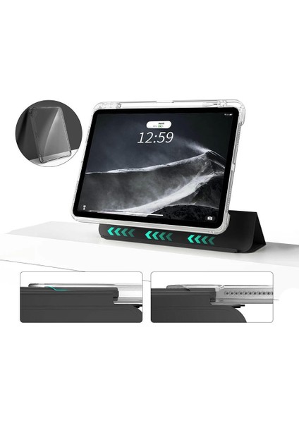 ​apple iPad Air 11 2024 Kılıf Magnetik Ayrılabilen Kalem Bölmeli Airbagli Redclick Tablet Kılıfı indirimleri