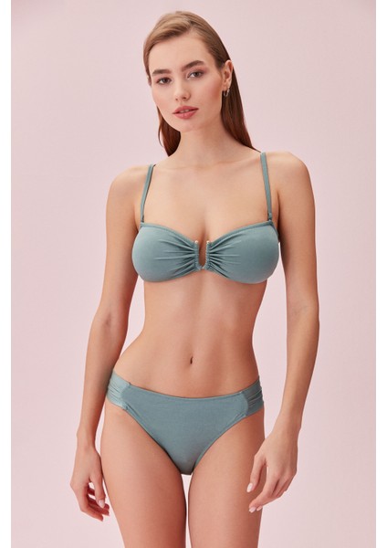 Yanı Pileli Bikini Alt fiyatları