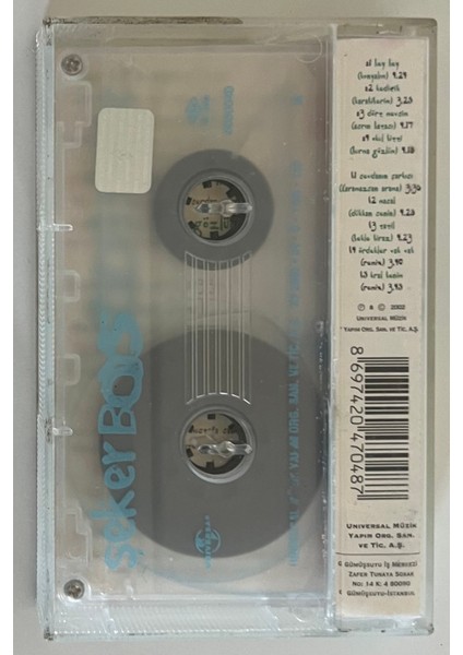 Şeker Boys Kaset (Orjnal Dönem Baskı Kaset)