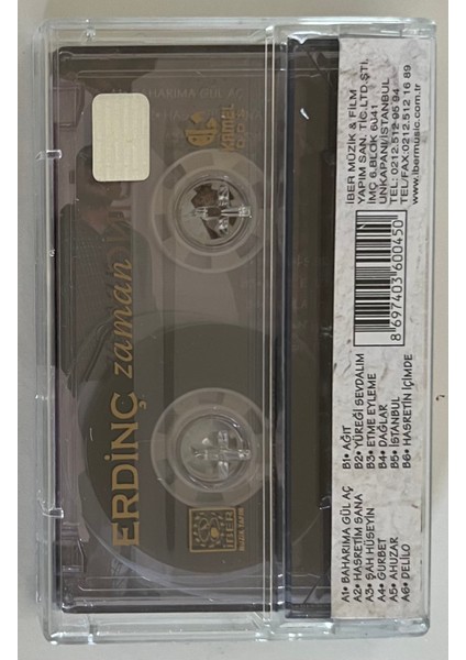 Erdinç Zaman Kaset (Orjnal Dönem Baskı Kaset)