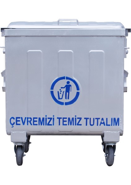 400 Litre Galvaniz Çöp Konteyneri