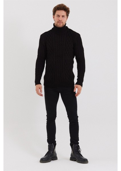 Erkek Örgü Desenli Triko Kazak fırsatları