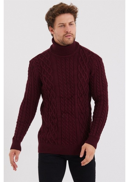 Erkek Örgü Desenli Triko Kazak fırsatları