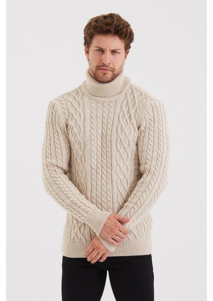 Erkek Örgü Desenli Triko Kazak modelleri