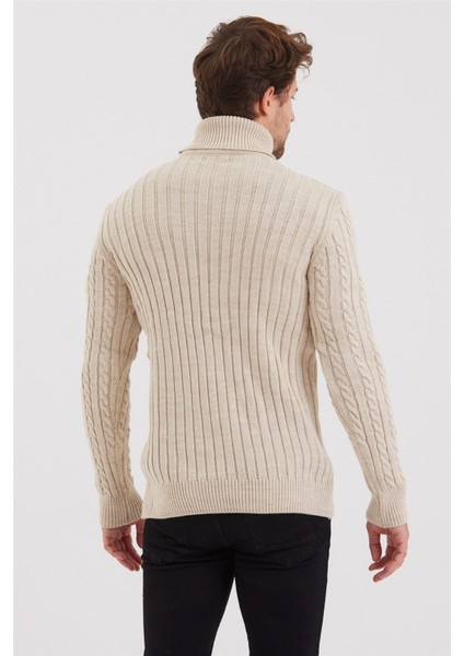 Erkek Örgü Desenli Triko Kazak fırsatları