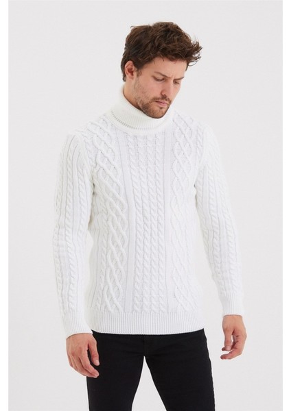 Erkek Örgü Desenli Triko Kazak fiyatları