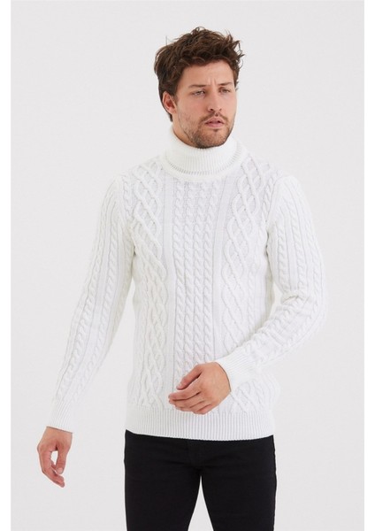Erkek Örgü Desenli Triko Kazak fırsatları