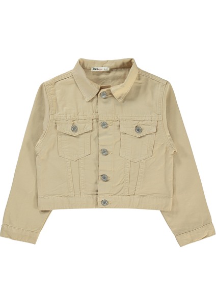 Kız Çocuk Ceket 10-13 Yaş Bej