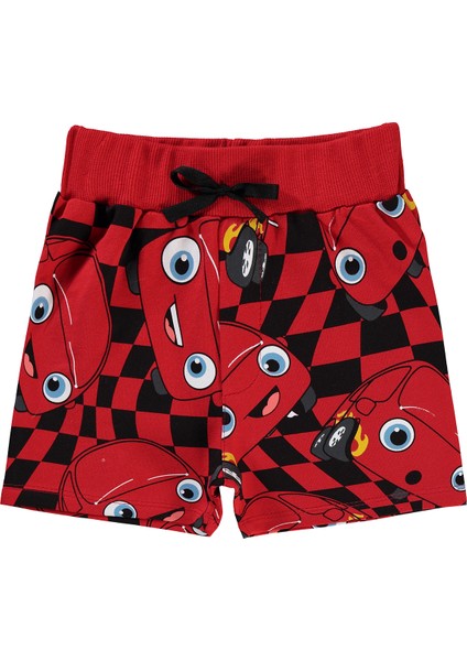 Düt Düt Erkek Çocuk Şort 2-5 Yaş Kırmızı