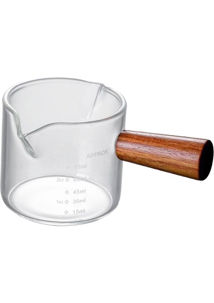Espresso Ölçüm Camı Sürahi Espresso Camı Çok Fonksiyonlu Isıya Dayanıklı (Yurt Dışından)