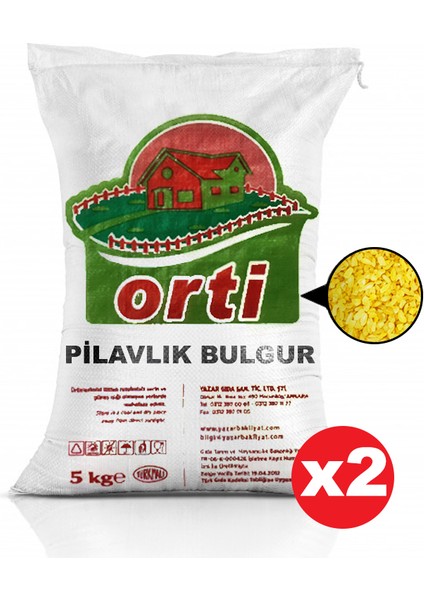 Pilavlık Bulgur 5 kg x 2 Adet