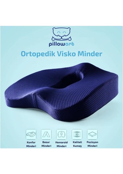 Ortopedik Minder Visko Cocix Minder Oturma Minderi Sandalye Minderi Medikal Minder