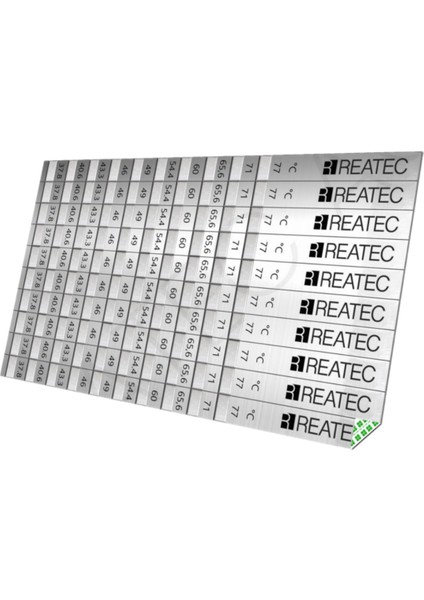 Sıcaklık Ölçüm Etiketi 54,4C°-104C° (50 Adet)