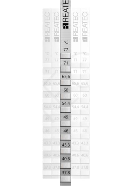 Sıcaklık Ölçüm Etiketi 54,4C°-104C°