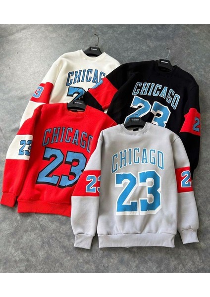 Retro Club Unsex Oversize Chicago 23 Baskl Polarl Sweatshirt