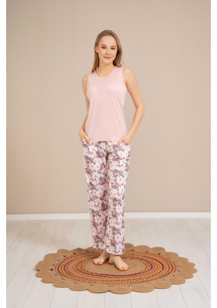 Pembe Kadın 3'lü Pijama Takımı fiyatları
