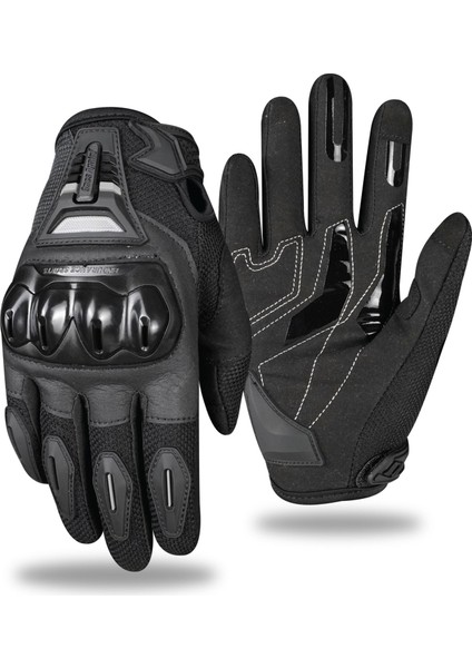 MG07 Siyah Yazlık Motosiklet Eldiveni