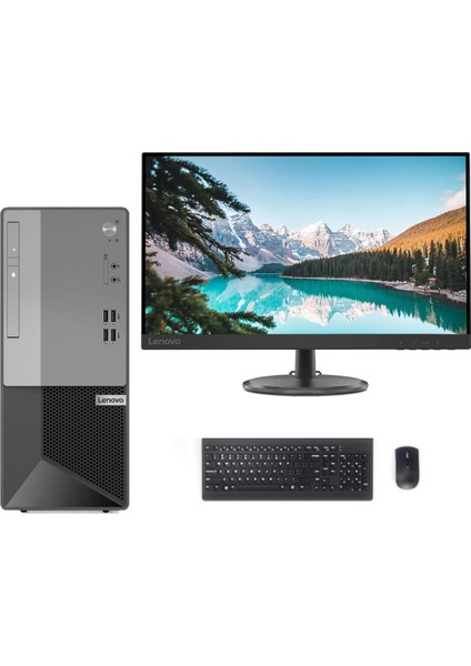 V50T 11QE003GTX Intel Core I7 10700 8gb 256GB SSD Windows 11 Pro-27” 4 Ms 75 Hz Fhd Va LED Monitör 62AAKAT6TK Masaüstü Bilgisayarı