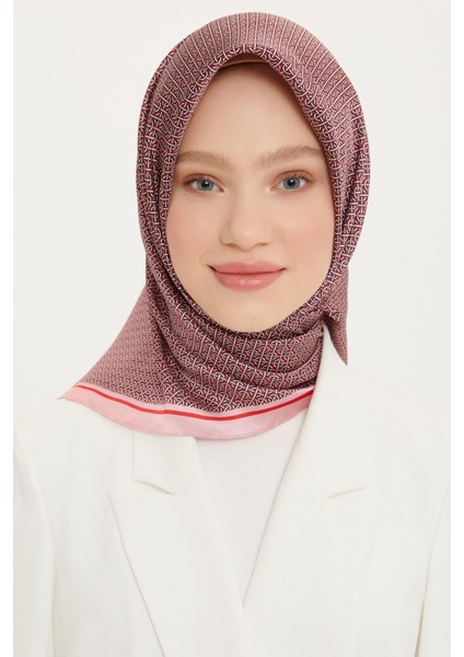 Nostalji Serisi Twill İpek Eşarp 8733D-31
