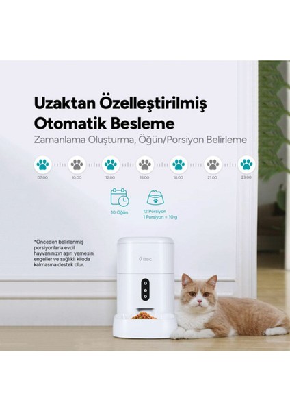 2EHB02 Foodi Otomatik Wi-Fi Akıllı Kedi/köpek Besleyici