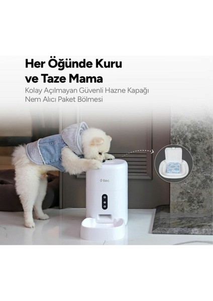 2EHB02 Foodi Otomatik Wi-Fi Akıllı Kedi/köpek Besleyici