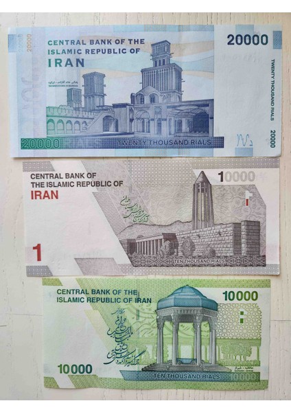 Edi Antik 3 Adet Riyal Iran Tertemiz Nadir. Resimdeki 3lü Gönderilecektir.