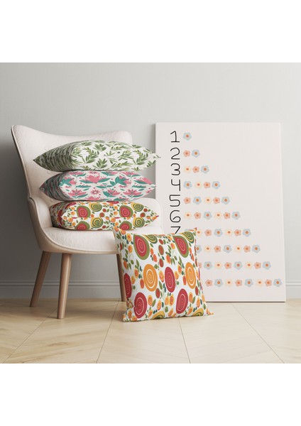 Sayılar Minimalist Kanvas Tablo - Bebek Odası Dekorasyon - Çocuk Odası Tablo fiyatları