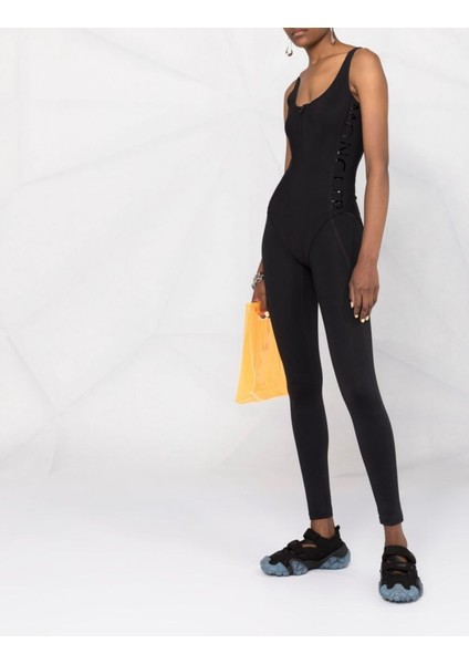 Logo-Print Sleeveless Bodysuit