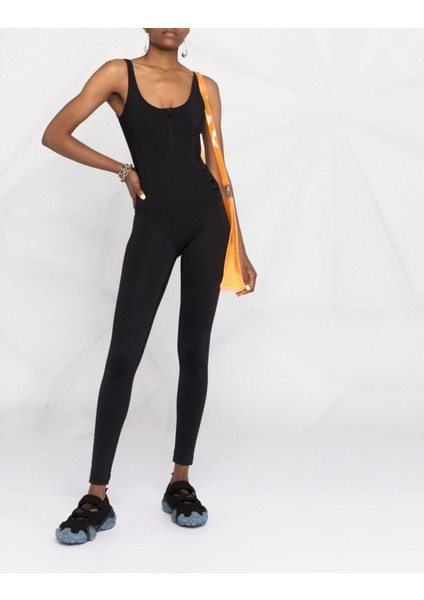 Logo-Print Sleeveless Bodysuit