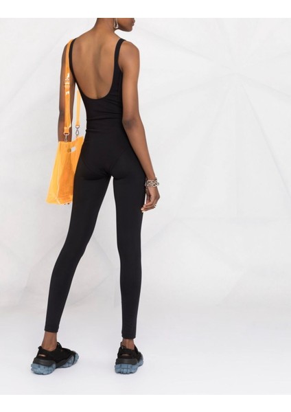 Logo-Print Sleeveless Bodysuit