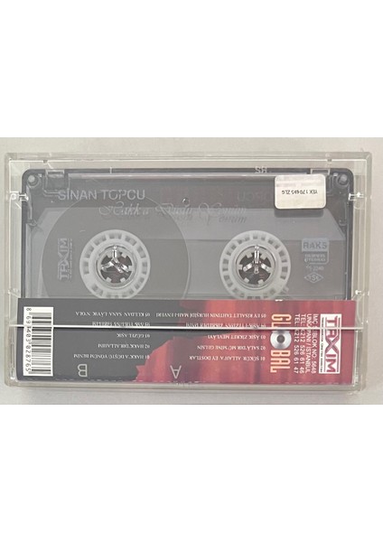 Sinan Topçu Hakka Düstü Yönüm Kaset (Orjnal Dönem Baskı Kaset)