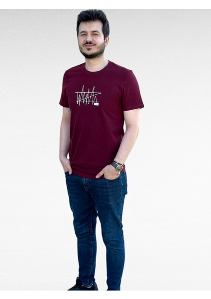 Baskılı Erkek T-Shirt