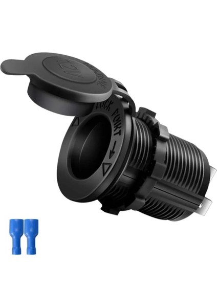Oto Çakmak Fiş Çakmaklık Dişi Pano Tip 30MM Şase Monteli Fişli