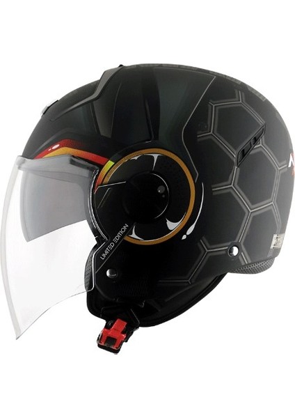 Strıker Hıtman - Black Grey Dull - Dkgr - Motosiklet Kask