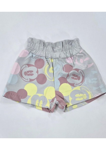 Minnie Kız Bebek Şortlu Takım