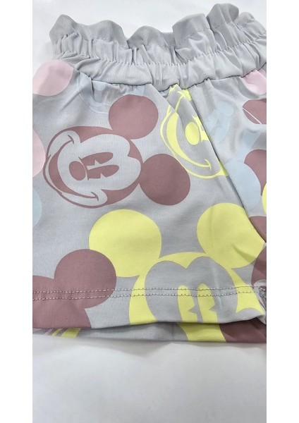 Minnie Kız Bebek Şortlu Takım