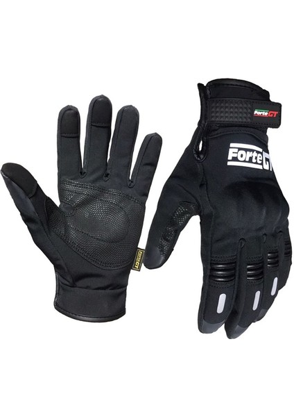 Forte Gt 07 Softshell Korumalı Eldiven - Motosiklet Eldiven