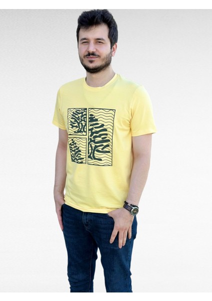 Baskılı Erkek T-Shirt