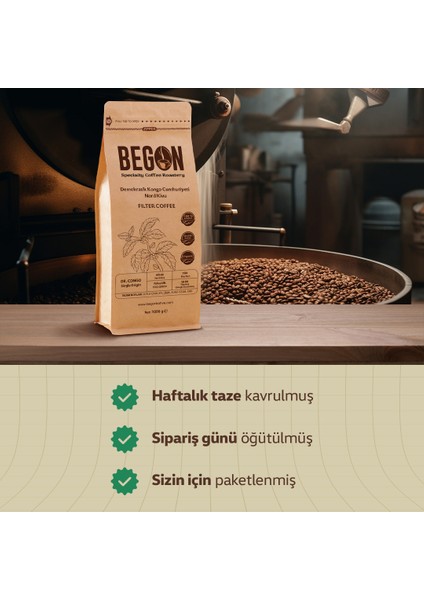 Nord Kivu Nitelikli Filtre Kahve 5 Kg