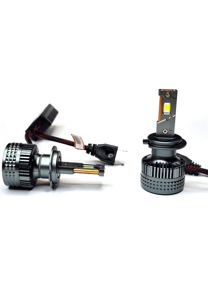 H7 LED Far Ampulü 18.000 Lumen Yüksek Işık Gücü 2 Bakır Flamenli Soğutma Kıngeagle K13 Premium Xenon modelleri