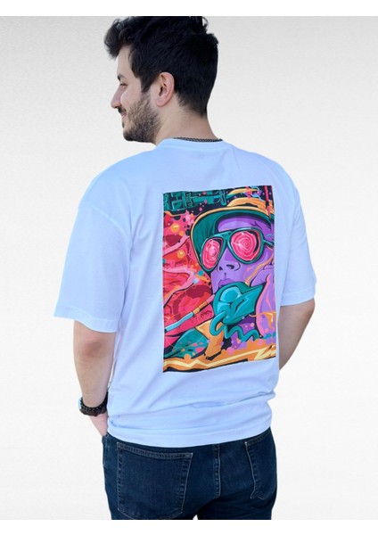 Unisex Çift Yön Baskılı T-Shirt modelleri