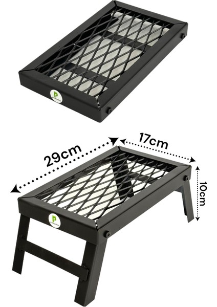 Ateş Üstü Katlanır Izgara - Baklava Dilimli ve 3 Farklı Boy