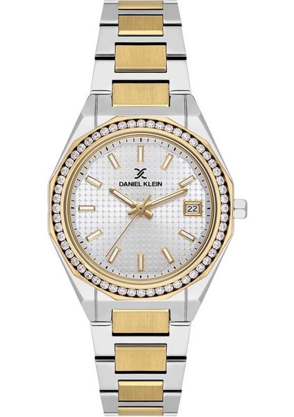 Danıel Kleın DK102-DK.1.13716-6 Altın Kaplama Taşlı Kadın Kol Saati