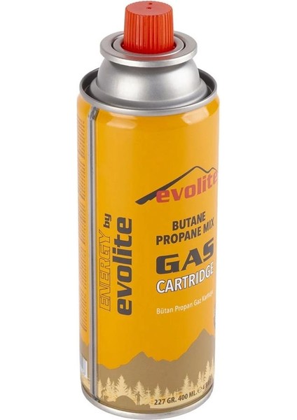Butane Propane Valfli 227GR Gaz Ocak Kartuşu