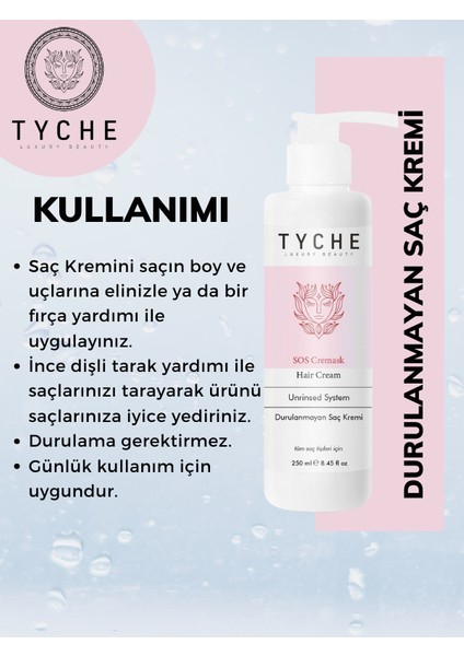 Luxury Beauty Durulanmayan Bağ Onarıcı Saç Kremi Sos Cremask Unrinsed System 250ML fırsatları
