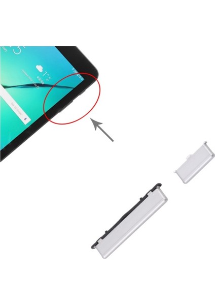 Samsung Galaxy A71 A715 Uyumlu On-Off + Yan Ses Tuş Plastiği / Power+ Volume Button Pembe